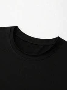 1 Pcs Long Sleeve Top With Anti Social Club Style Print,Funny,230g 100 Percent Cotton,Winter Gifts,Christmas - 黑色 - 查看 4