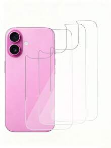 3片裝玻璃後蓋螢幕保護貼，適用於 iPhone 16 6.1 吋 [9H 硬度] - 高畫質強化玻璃後蓋，防刮、易安裝、晶瑩剔透，兼容 16 Pro Max 16 Pro 18 Pro 18 Pro Max 16 Plus 15 Pro Max 15 15 Pro 15 Plus 14 Pro Max 14 Pro 14 14 Plus 13 Pro Max 13 13 Pro 12 11 XR - 無色 - 查看 25