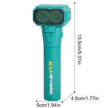 夜光绳索发射器，便携式手持绳索减压玩具，儿童派对礼物 - 彩色 - 查看 10