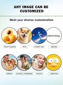 1 Personalized Mouse Pad, Custom Mouse Pad With Photos, Create Your Own Custom Mouse Pad, Office Supplies And Computer Desk Accessories, Gaming Mouse Pad Desk Decoration, Custom Photo Mouse Pad, Print Portraits - Multicolor - View 9