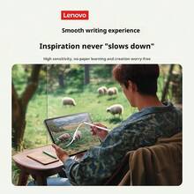 Lenovo BP28 Magnetic Stylus Pen: 3-In-1 Universal, High Sensitivity, Pixel-Level Positioning, Replaceable Tip, Suitable For Handwriting Creation On Tablets And Phones - White - View 4