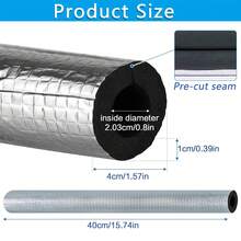 Self-Adhesive Insulation Pipe Sleeve With Aluminum Foil For Water Pipe Solar Heater Fire Protection Pipe - Multicolor - View 10