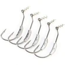 Ganchos de Pesca, 26 Piezas de Carpa de púas afiladas anzuelos de Cebo de Pesca con Plomo Accesorios de Aparejos de Pesca - 1 - Ver 4