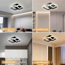 Đèn trần LED 1 chiếc, đèn thả trong nhà - Có thể điều chỉnh 3 nhiệt độ màu, lắp đặt bán âm tường, thích hợp cho phòng ngủ, nhà bếp, hành lang, văn phòng, chiếu sáng phòng ngủ | Chiếu sáng hiện đại, đèn trần phòng ngủ, đèn trần, chiếu sáng văn phòng, đồ đạc nhà bếp, thiết kế đương đại - Ba màu ánh sáng - Xem 11