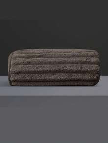 1pc Classic Warm Fleece Bath Towel Set, 70*140cm Towel & 35*75cm Washcloth, Super Soft Absorbent Quick-Dry Fiber, Multiple Colors Available, Ideal For Swimming, Fitness, Outdoor, Bathing, Shower, Bathroom - Multicolor - View 8
