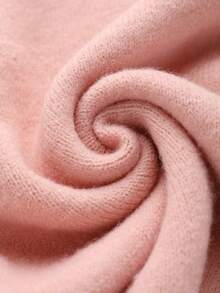 Cárdigan de mujer holgado, casual, romántico, elegante, de estilo universitario, con cuello de encaje floral y talla grande, adecuado para la escuela, las vacaciones, el hogar, el uso diario, las citas, los viajes, el aeropuerto, otoño/invierno - Rosa - Ver 8