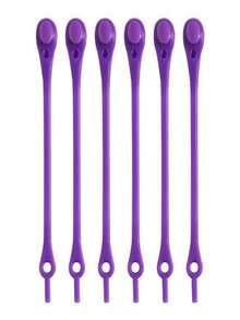 12 قطعة/مجموعة أربطة أحذية مرنة بدون ربط، تصميم إبداعي مصنوع من السيليكون الناعم، مناسبة لجميع المواسم وجميع الأعمار، تناسب أي أحذية، ضروريات يومية