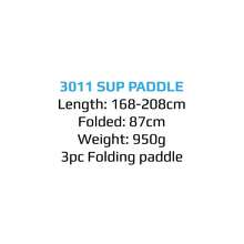 Riber SUP Paddle Paddle 168 - 208cm Long 3pcs 950g Lightweight – Riber - Multicolor - View 2