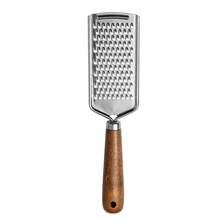 1 pieza Juego de utensilios de cocina de madera de palo de rosa, pelador de acero inoxidable, rallador de queso, cortador de pizza, utensilios de hornear - Multicolor - Ver 14