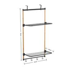 Varal fixo para secar roupa - 2 níveis - Ver 9
