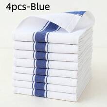 1/4pcs Striped Kitchen Towels (48*70cm/18.9x27.5in) Multi-Purpose Cleaning Cloths For Home Kitchen, Lightweight And Durable, Suitable For Cleaning Glass And Cookware - Multicolor - View 15