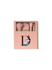 Set di pennelli cosmetici portatili color pelle con specchi, stampa floreale con lettere da A a Z, set di pennelli per trucco con setole morbide, pennelli da viaggio per il trucco con scatole a specchio, penne cosmetiche multifunzione mini, pennelli per fondotinta, pennelli per ombretti, strumenti per principianti per la bellezza, set di organizer per il trucco, rastrelliera per il trucco, include pennelli cosmetici, regali convenienti per ragazze, set di strumenti per il trucco, forniture da viaggio portatili, articoli da viaggio necessari, set di pennelli completo, set di pennelli per il trucco, kit di trucco completo, set di pennelli, set di pennelli per il trucco, set regalo per il trucco