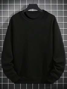 Men Sweatshirts - Black - View 2
