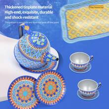 Little Girl Tea Party Set, 36 Princess Tea Time Toys, Including Tea Set, Dessert Suitcase, Children's Kitchen Pretend Toy Set, Boys And Girls' Birthday Holiday Gift Tea Set, 3-8 Years Old - Multicolor - View 4