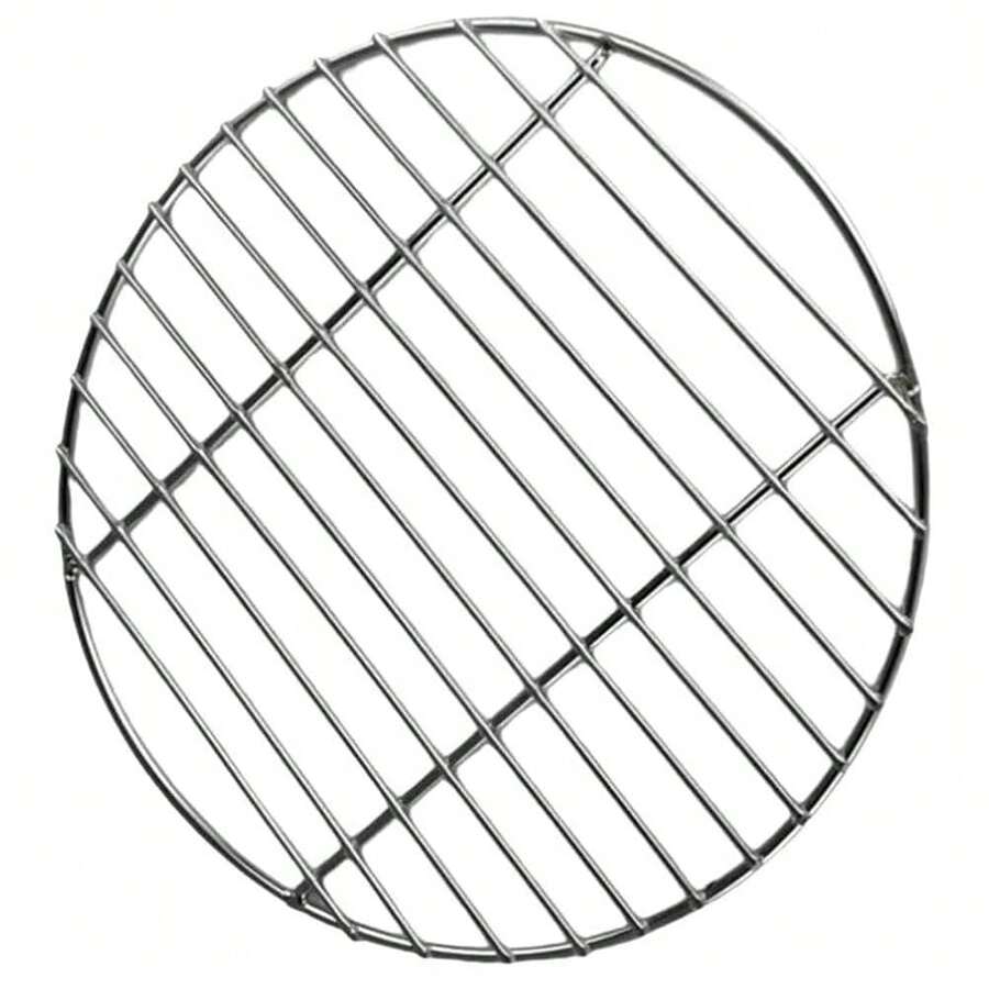 Hemoton Stainless Steel Barbecue Round BBQ Grill Net/Mesh/Rack/Grate/Steam Mesh CooFKing Grate 26cm/10 Inch,26X26X0.4CM - 26*26*0.4厘米 - 查看 1