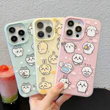 1 Pack Slim-Fit & New Year-Themed Shockproof Artistic Silicone Phone Compatible With 17/17 Pro/17/17 Pro/16/16 Pro/16 Plus/16 Pro/15/15 Pro/15 Plus/15 Pro/14/14 Pro/14 Plus/14 Pro/13/13 Pro/13 Pro/12/12 Pro/12 Pro/11/11 Plus/11 Pro MaxPhone 16 15 14 13 12 Pro Cute Cartoon Japan Anime Usagi Hachiware Cases Shockproof Soft TPU Cover. Accessories. Gifts, Holiday Parties, Winter Fashion Looks, Daily Commute & Matching With Edgy Streetwear, Minimalist Art Core Styles To Elevate Your Festive Tech Accessory Game - Nhiều màu - Xem 6