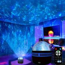 USB Powered LED Aurora Projector - Adjustable Northern Lights Ceiling Light With Remote Control, Suitable For Bedroom And Party Decoration - Multi-color light - View 8