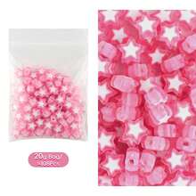 Surtido de cuentas decorativas DIY, disponibles en ojo de gato, flor con cascabel, corazón y bolas, materiales para hacer joyas, pulseras, aretes y colgantes - Juego de accesorios de cuentas - Ver 17