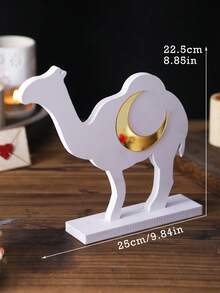 Bộ trang trí Ramadan Eid gồm 1 món, bao gồm trăng lưỡi liềm, lạc đà, đèn lồng, ấm trà, vật trang trí trung tâm bàn tiệc ngày lễ Hồi giáo, trang trí nhà cửa theo phong cách Ả Rập, Eid Mubarak, Ramadan Kareem, trưng bày tiệc lễ hội, trang trí bàn, kệ phòng khách, tạo không khí tâm linh, ý tưởng quà tặng theo mùa, vật trang trí đếm ngược ngày lễ, các yếu tố trăng và sao tỏa sáng, trang trí nhà cửa theo chủ đề Trung Đông. - Nhiều màu - Xem 7