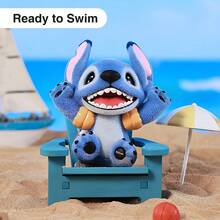 Miniso Stitch Flocked Blind Box, Lilo & Stitch Figure Collectible Toy, Cute Cartoon Desk Decor For Fans - Multicolor - View 3