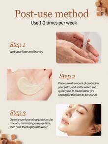 SKINFOOD Black Sugar Facial Scrub | Gentle Exfoliating Foam, Leaves Skin Soft And Clean | 180g/6.4oz, 2-In-1 Gentle Exfoliating Cleansing Cream - Black Sugar - View 4