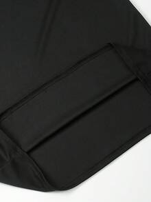 Men's Funny Alpha Wolf & "No More Mr. Nice Guy" Graphic T-Shirt - Bold Statement Wolf Pack Design With White & Blue Lettering, Casual Round Neck Short Sleeve Tee For Men, Spring/Fall/Summer Wear, Gaming & Everyday Outfits, Alfa Wolf Shirt For Wolf Lovers, Machine Washable, Relaxed Fit, Random Print, No Dry Clean, Ideal For Casual Outings & Gaming Events - 黑色 - 查看 3