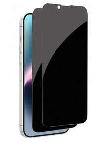 Bộ 2 miếng dán màn hình chống trầy xước, chống nhìn trộm, tương thích với iPhone 16/16 Plus/16 Pro/16 Pro Max/15/15 Pro/15 Plus/15 Pro Max, quà tặng sinh nhật/gia đình/bạn bè, chất liệu kính cường lực, miếng dán màn hình điện thoại, phụ kiện điện thoại, chống nước, chống sốc, chống rơi, bảo vệ toàn diện. - màu đen - Xem 8