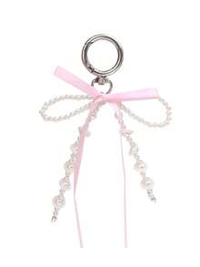 手工芭蕾舞鞋手机挂饰，迷你缎面芭蕾舞风格钥匙扣，粉色串珠芭蕾舞鞋钥匙扣 - 可定制可拆卸，时尚配饰，个性化礼物，可挂在包包上，旅行必备，圣诞节，万圣节礼物 - 彩色 - 查看 15