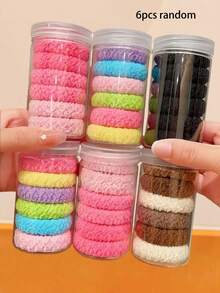 36pcs/Set Colorful Pleated Hair Scrunchies, From Bright To Soft Shades, Unique Pleated Design Adds Fashion And Layering - Suitable For Girls And Women, Can Easily Manage Hairstyles Like Ponytail, Bun, Braid, Adding Vibrant Colors To Meet Various Styling Needs Holiday Accessories - Multicolor - View 14
