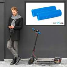 OcioDual 24/48 Hour Delivery. 2x Rubber Handlebar Grips, Compatible With Xiaomi Electric Scooter 1S / M365 / Essential / Pro / Pro 2. Electric Scooter Accessories. Bicycle Grips. Scooter Handlebar. Blue - 藍色 - 查看 4
