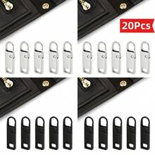 2/5/8/20pcs Quick Fix Zipper Pulls, Easy To Install, Luggage Zipper Sliders Without Tools, Jacket, Backpack, Boots, Detachable Hook Durable Universal Repair Kit - Multicolor - View 28