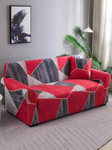 1pc Printed Stretch Sofa Cover, Modern Anti-Fouling Sofa Slipcover, Minimalist Style Sofa Cover Set, Suitable For Living Room, Bedroom, Outdoor Sofa, L-Shaped Chaise Lounge, 1/2/3/4 Seater Sofa Cushion Cover, Home Decor Sofa Cover - Multicolor - View 5