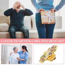Remuuly All Cancer Awareness Enamel Lapel Pin Colourful Ribbon Brooch Hope Enamel Pins Suicide Awareness Pin Anti Bully Brooch Nurse Pins For Men Women,25 - 25 - Xem 6