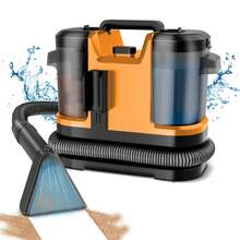 Carpet Cleaner,  18Kpa Powerful Suction Spot Cleaner Machine, Portable Spot And Stain Cleaner, Easy Move With Handle, Deep Cleaning Machine For Couch, Stairs, Car And Pet Messes, Orange - US A Type Plug(110-127V) - View 11