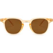 Gafas de sol clásicas Lentes de sol redondas retro para mujeres hombres Gafas de moda - 005 Montura leopardo/lente gris - Ver 9