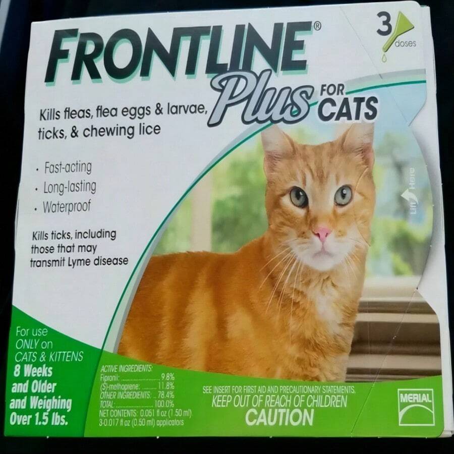 Cat Flea And Tick Prevention , Repellent, And Control, Fast Acting Waterproof Topical Drops Cat, 1 Month Dose - màu xanh lá - Xem 1