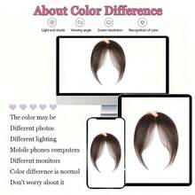 Women's Hair Topper Wig Piece, Fluffy High Crown Hairpiece, Lightweight Bangs Invisible Hair Extensions - Multicolor - View 6