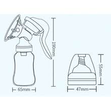 AUXOM Bomba Tira Leite Manual Mamadeira Manual Portátil Bomba Tira Leite Manual Mamadeira Manual PortáTil Mulher GráVida PortáTil Extrusor De Leite Amamentar Massagem Aspirador De Leite