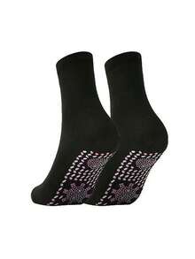 جوارب تسخين ذاتي، جوارب تدليك صحية، جوارب تدفئة القدم سميكة متوسطة الطول، جوارب مقاومة للبرد، جوارب تسخين ذاتي بنقاط الضغط، جوارب تدليك القدم حرارية - متعدد الألوان - مشاهدة 6