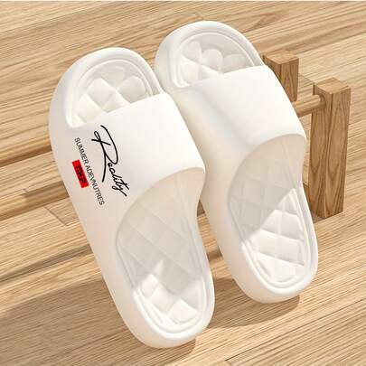 1 đôi dép lê unisex, dép thể thao ngoài trời, bền và thoáng khí, mềm mại và co giãn, dép đi biển mát mẻ, kiểu dáng đôi, thích hợp cho kỳ nghỉ hè (Nên mua lớn hơn một cỡ để thoải mái hơn)