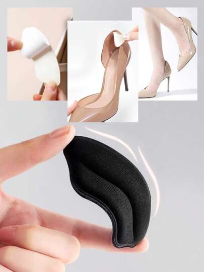 5 par/10 par förtjockade dämpande inläggssulor - halkfria, stötdämpande skuminlägg, lämpliga för höga klackar, stövlar och finskor, komfort hela dagen, svarta och kakifärgade färger, pålitligt och hållbart material, halkfri skodesign, högkvalitativt skum