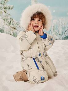 mini bala Kids "True Plush" 3-In-1 Down Snowsuit Winter 2025, Detachable Warm Design