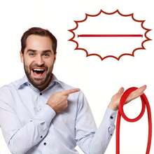 半段式柔性魔术绳 - 一端固定，可瞬间控制绳子的软硬度。适用于舞台表演、近景魔术、逃脱术和悬浮术。 - 适合初学者、魔术师、喜剧演员和派对表演者的魔术工具。