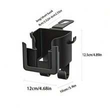 一体式多功能汽车座椅靠背储物架，带杯架、手机支架和挂钩 - 适用于大多数车型，可放置水瓶、茶包、垃圾袋和杯子。汽车储物、后座杯架、汽车储物整理架、车辆收纳、公路旅行必备、节省空间设计、经久耐用、优质材料、家庭公路旅行、经常旅行人士的理想之选。 - 彩色 - 查看 7