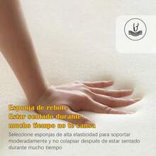 Silla de peluquería de lujo, cuero negro, altura regulable, asiento cómodo para salones y salones de uñas. - Negro - Ver 8