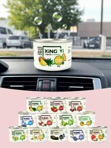 Ambientador de coche con aroma a chicle, bloques de madera de larga duración. Ambientador de coche, hogar y oficina. Válido durante 60 días después de abrir