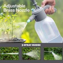 1个0.5加仑手持式花园喷雾器，2升泵式喷雾器，68盎司带安全阀的喷水瓶，可调节喷嘴，加长喷杆和备用密封圈，适用于浇水、施肥和清洁。 - 彩色 - 查看 9