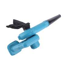 Soplador y aspirador portátil 2 en 1 para el cuidado del césped, soplado de polvo/nieve, soplador de hojas inalámbrico, mini aspirador de hojas de alta potencia, alimentado por batería, para soplar nieve, polvo y pelo de mascotas - Función de aspirador, regalo ideal, fácil de manejar - Azul - Ver 11