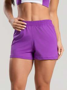 Vicbela Women Shorts - 紫色 - 查看 1