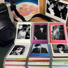 Portable Transparent Photo Album With Snap Closure, Large Capacity All-In-One Album For 3-Inch Photos, Instant Photos, ID Cards, Business Cards, Photos, Cards, Bank Cards, Stamps, Tickets, Convenient Storage For School Supplies - Multicolor - View 6